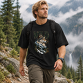 Philosophy Oversized Graphic T-Shirt – Explore More Within | 240 GSM Heavyweight Cotton