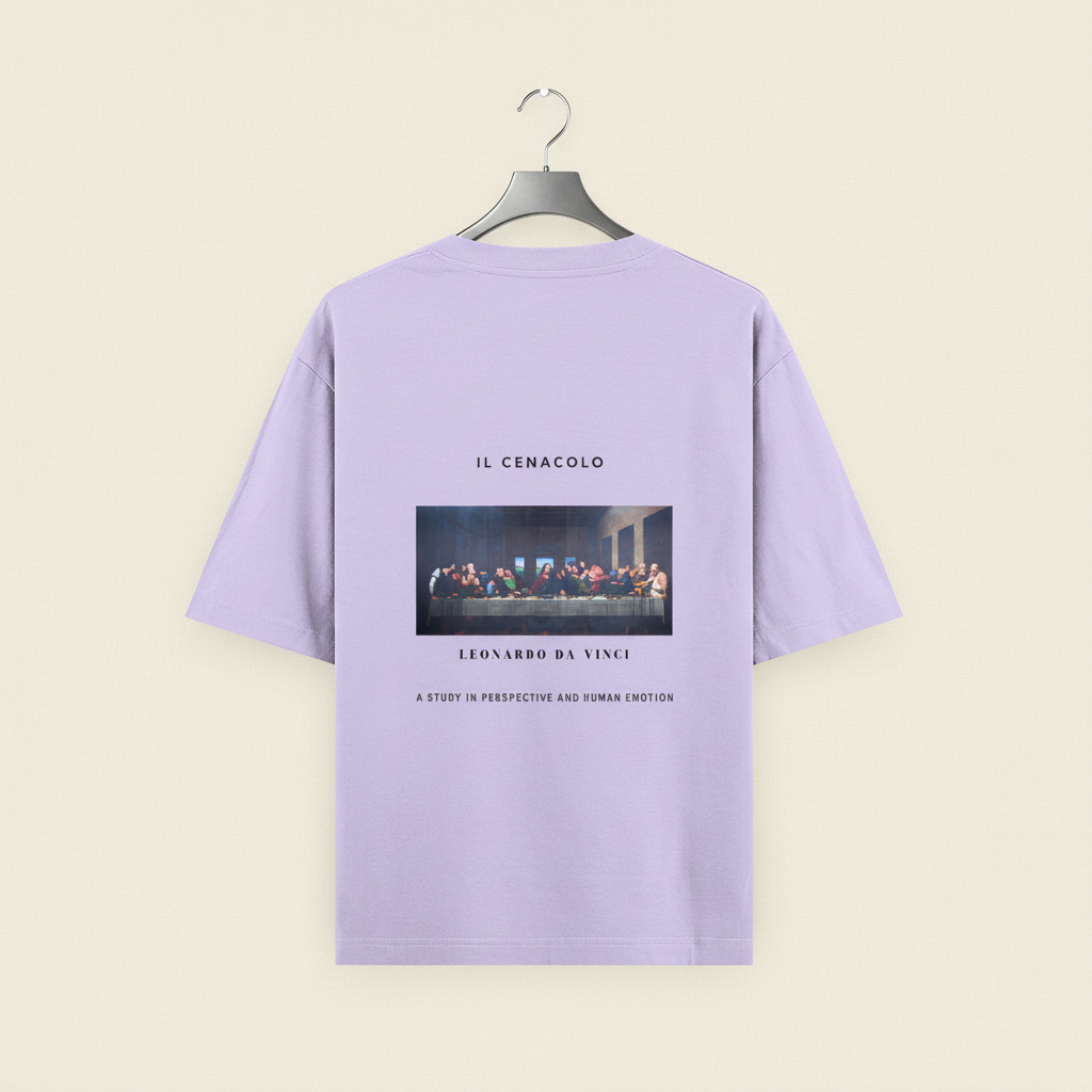 Last Supper Renaissance Art Oversized Graphic T-Shirt | 240 GSM Heavyweight