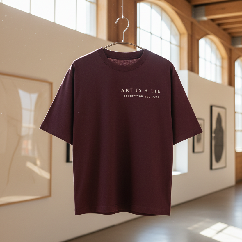 Mona Lisa Renaissance Art Oversized Graphic T-Shirt | 240 GSM Heavyweight Cotton