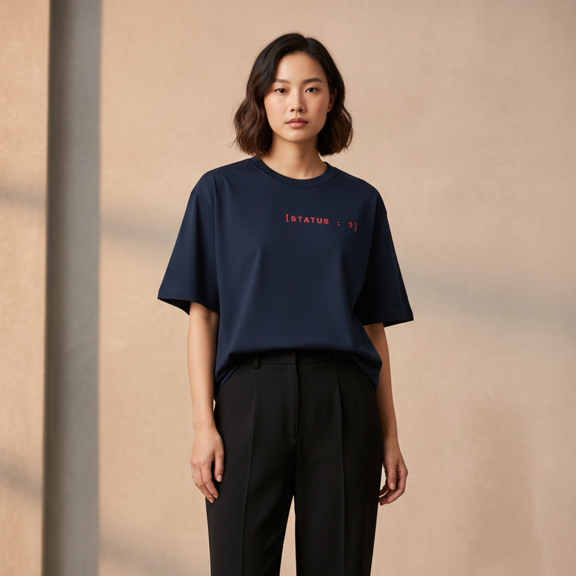 Funny Overthinking Oversized Graphic T-Shirt | 240 GSM Heavyweight 100% Cotton