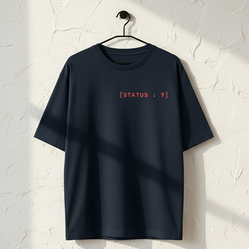 Funny Overthinking Oversized Graphic T-Shirt | 240 GSM Heavyweight 100% Cotton