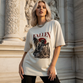 Fallen Angel Mythology Oversized Graphic T-Shirt | 240 GSM Heavyweight Cotton
