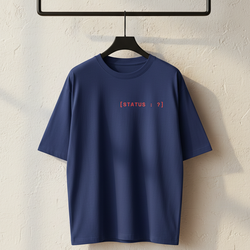 Funny Overthinking Oversized Graphic T-Shirt | 240 GSM Heavyweight 100% Cotton