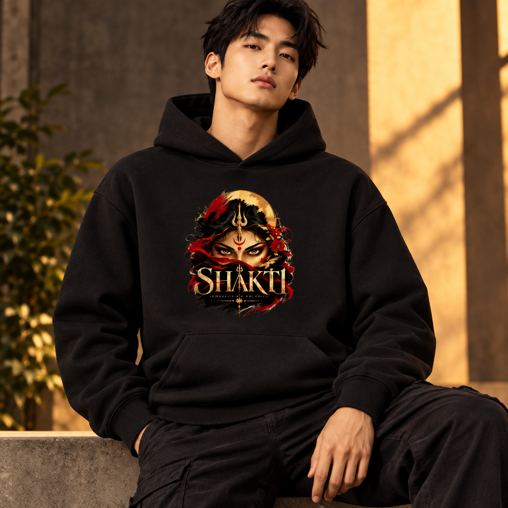 Shakti Graphic Hoodie | 260 GSM Premium Unisex Pullover
