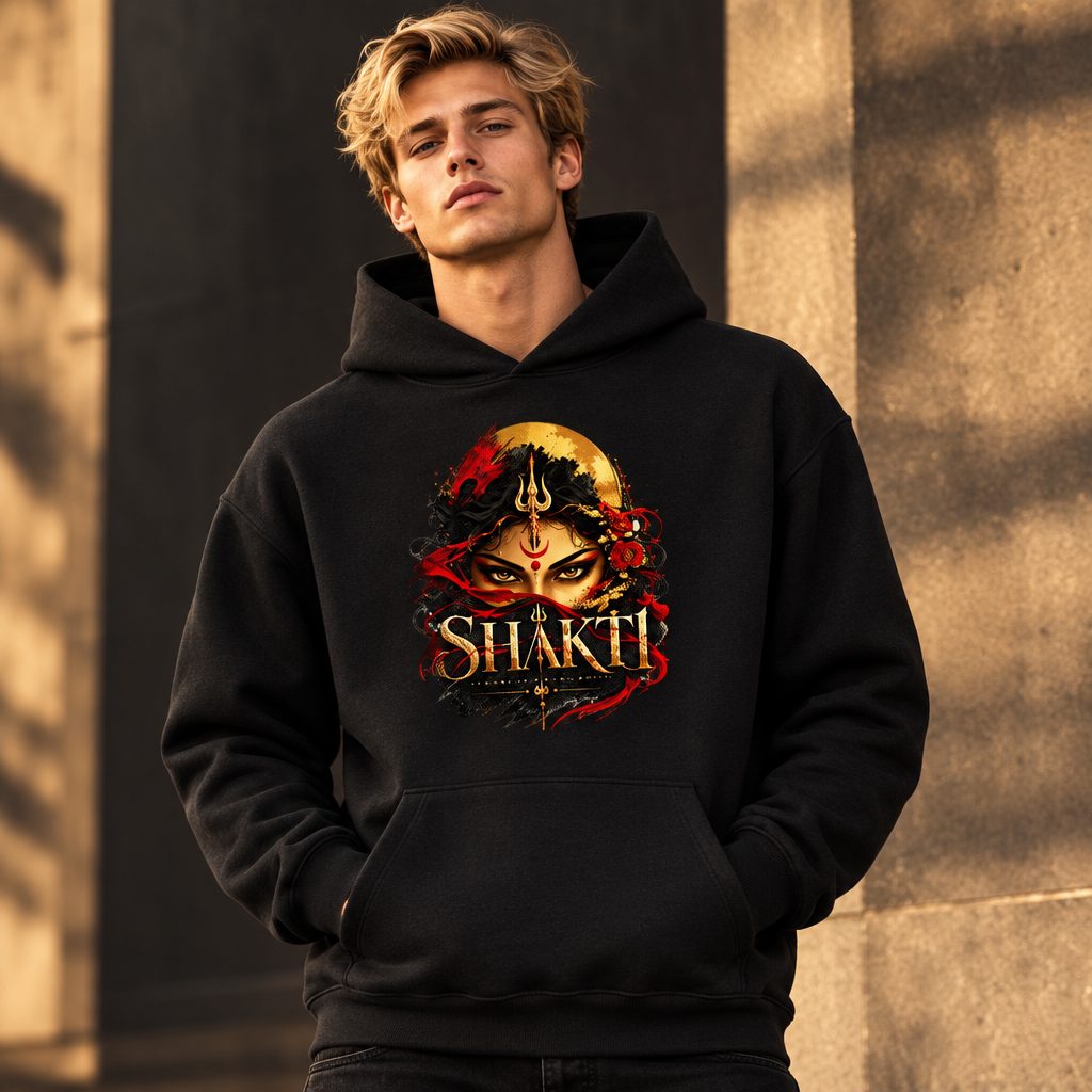 Shakti Graphic Hoodie | 260 GSM Premium Unisex Pullover