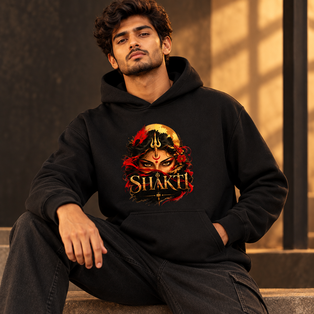 Shakti Graphic Hoodie | 260 GSM Premium Unisex Pullover