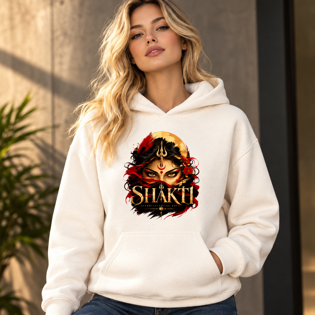 Shakti Graphic Hoodie | 260 GSM Premium Unisex Pullover