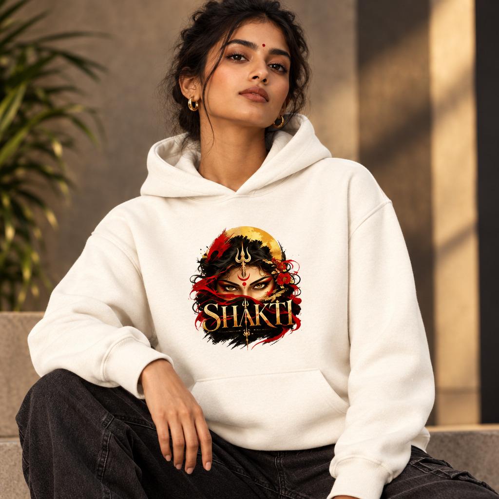 Shakti Graphic Hoodie | 260 GSM Premium Unisex Pullover