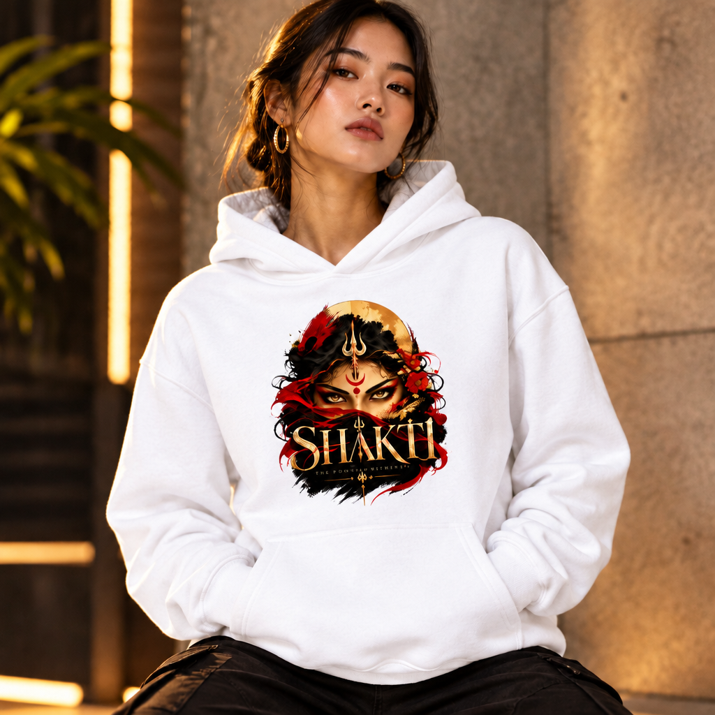 Shakti Graphic Hoodie | 260 GSM Premium Unisex Pullover