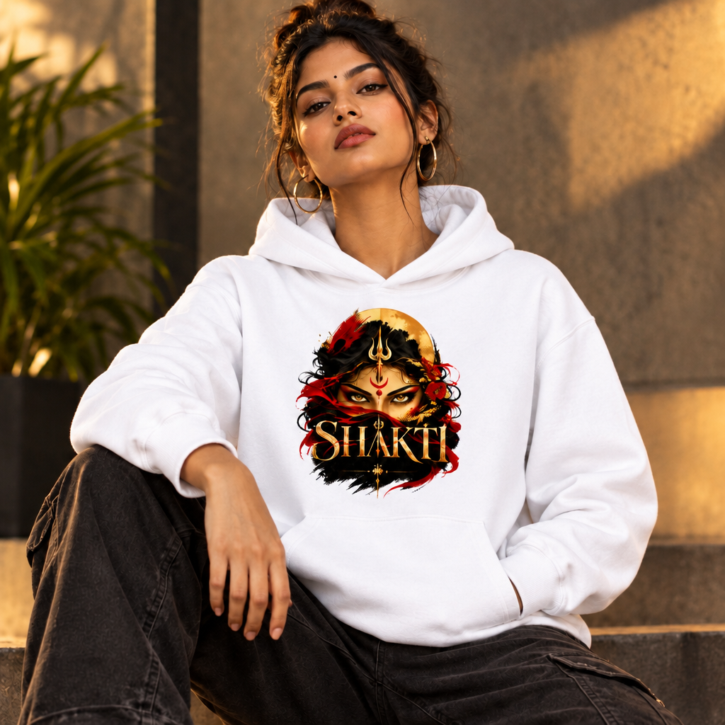 Shakti Graphic Hoodie | 260 GSM Premium Unisex Pullover