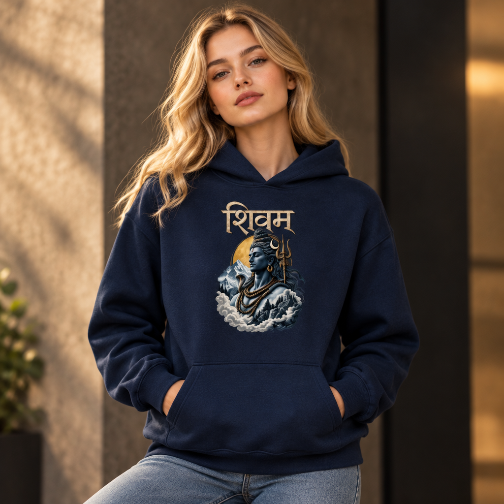 Shivam Graphic Hoodie | 260 GSM Premium Unisex Pullover