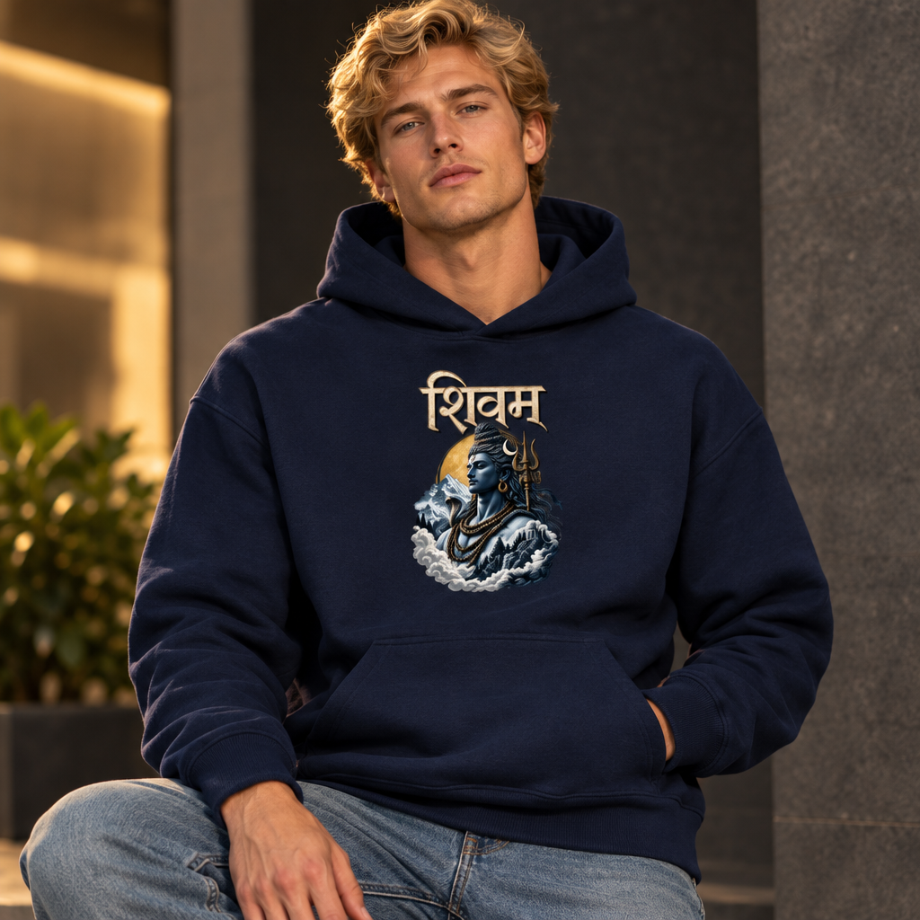 Shivam Graphic Hoodie | 260 GSM Premium Unisex Pullover