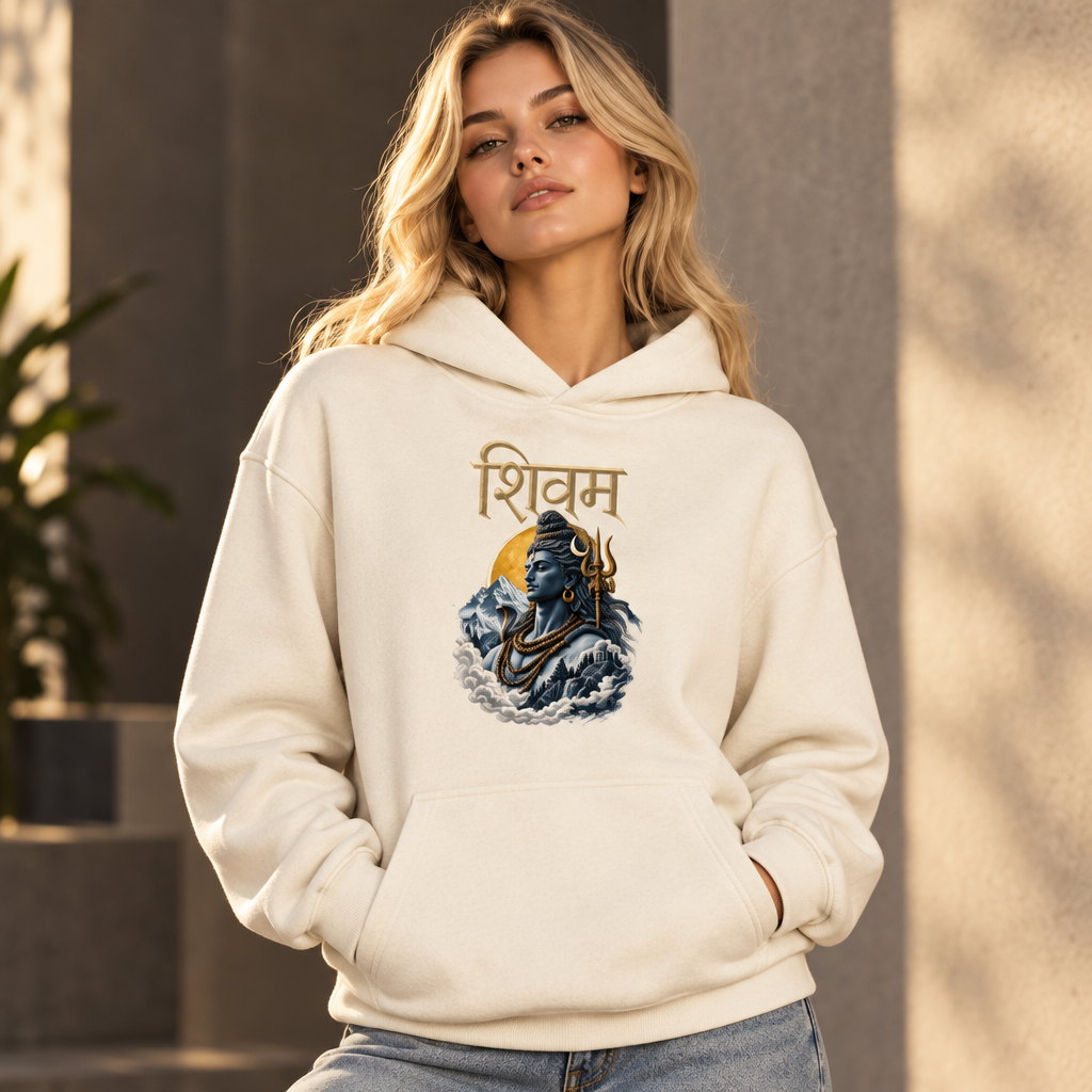 Shivam Graphic Hoodie | 260 GSM Premium Unisex Pullover
