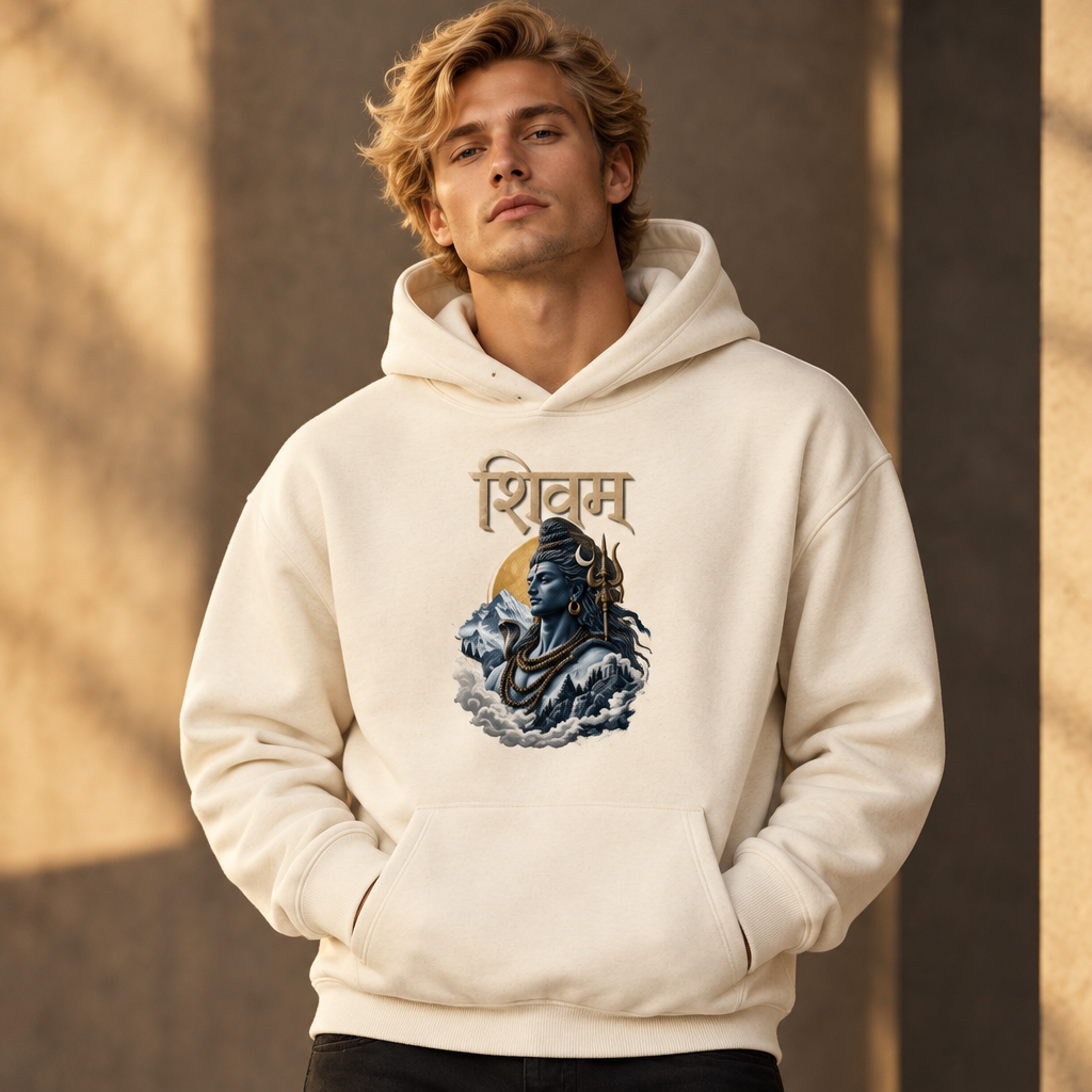 Shivam Graphic Hoodie | 260 GSM Premium Unisex Pullover