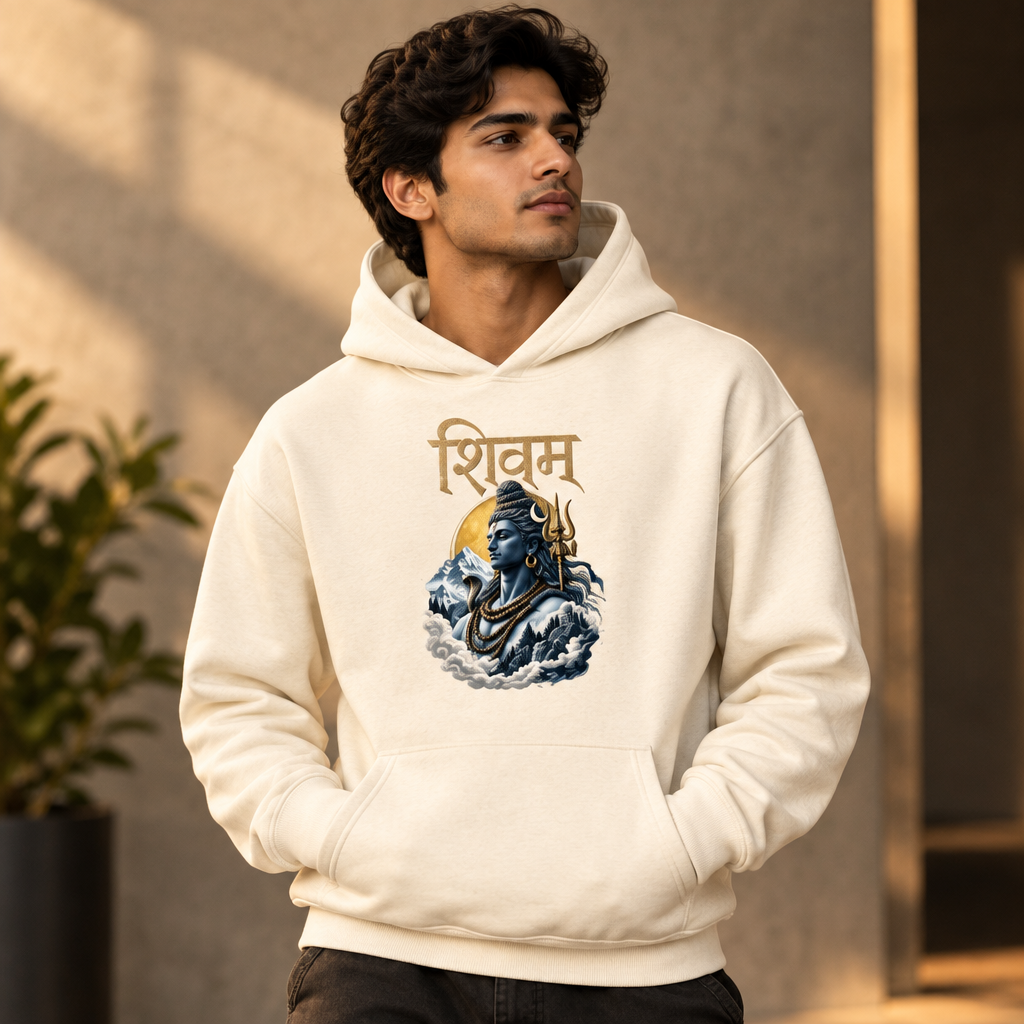 Shivam Graphic Hoodie | 260 GSM Premium Unisex Pullover