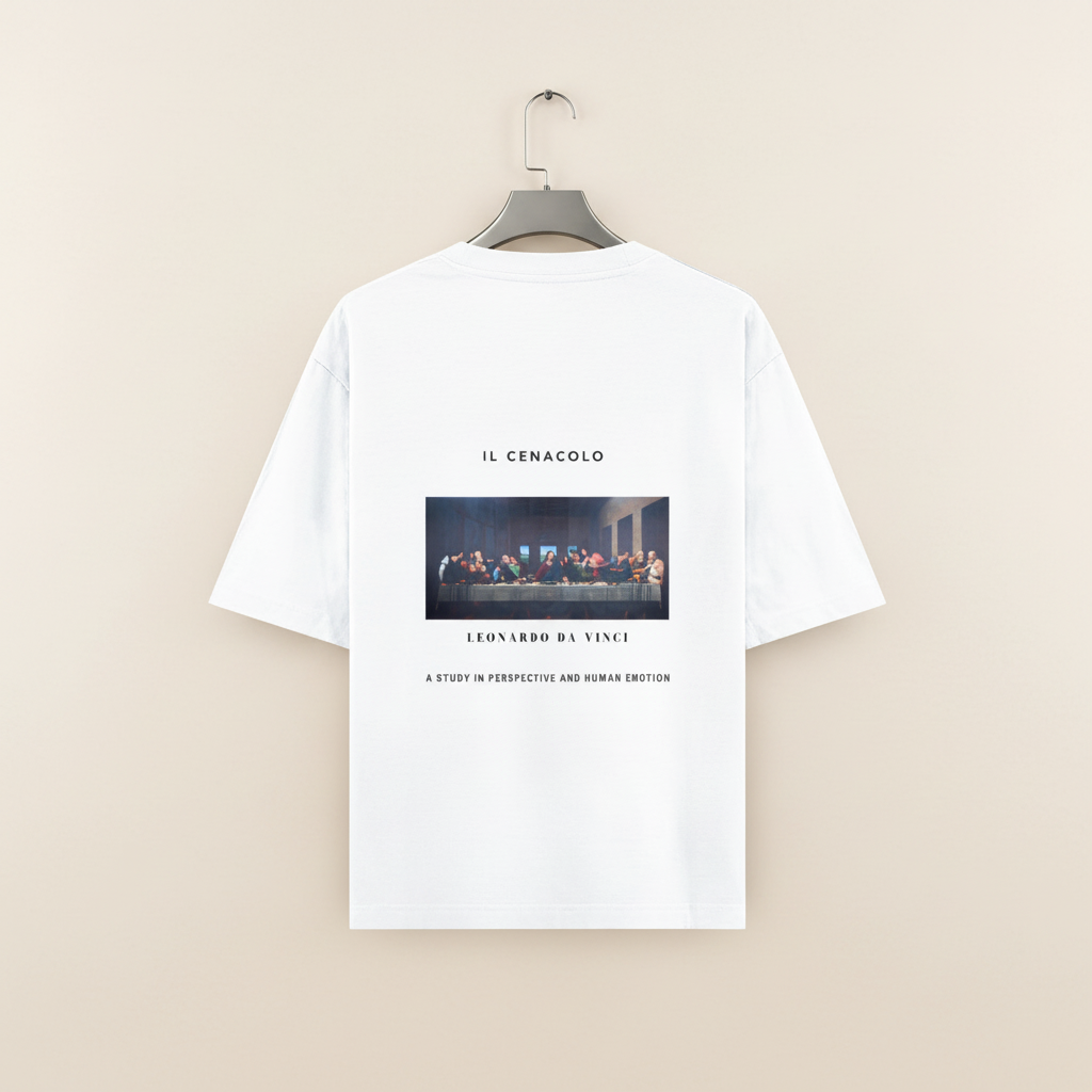Last Supper Renaissance Art Oversized Graphic T-Shirt | 240 GSM Heavyweight