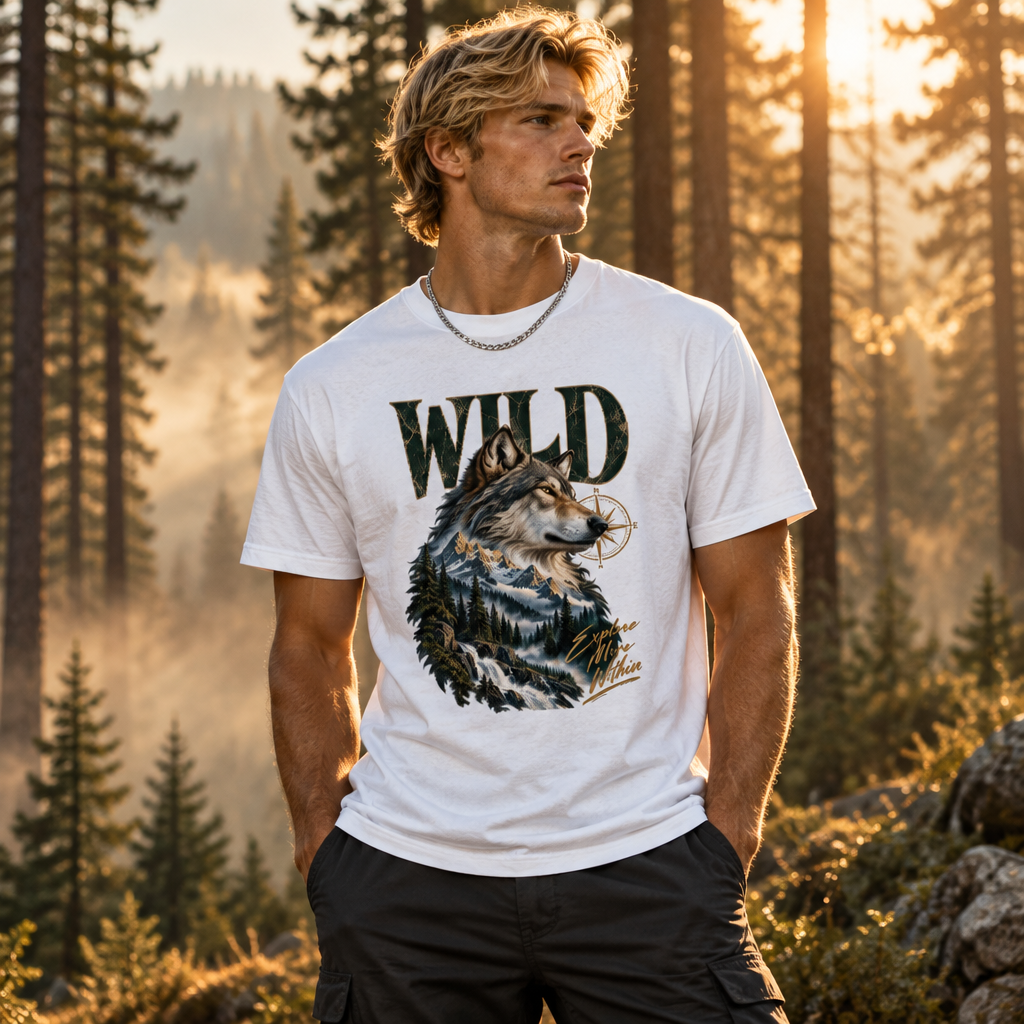 Explore More Graphic T-Shirt | 180 GSM Standard 100% Cotton