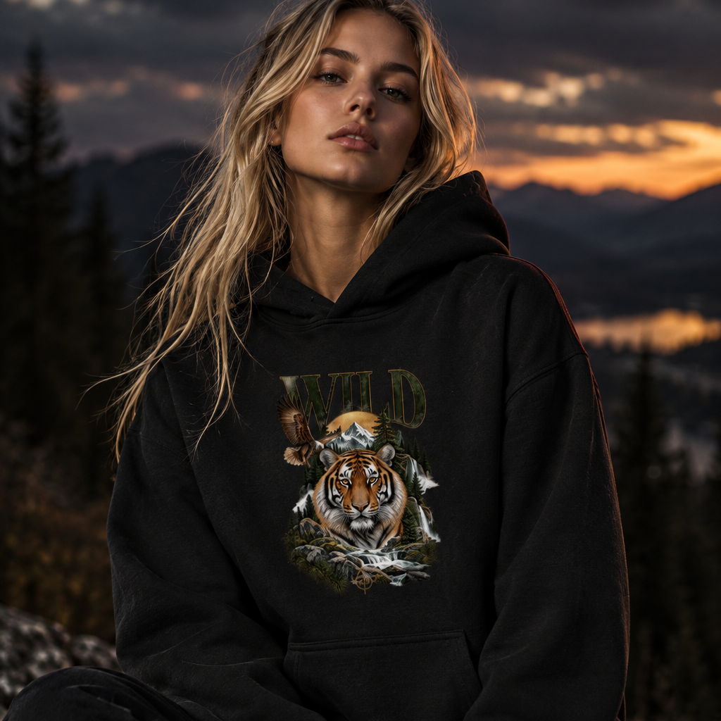 Wild Graphic Hoodie | 260 GSM Premium Unisex Pullover