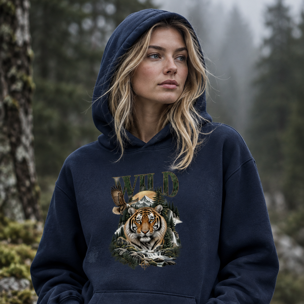Wild Graphic Hoodie | 260 GSM Premium Unisex Pullover