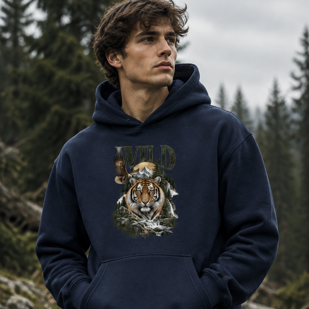 Wild Graphic Hoodie | 260 GSM Premium Unisex Pullover