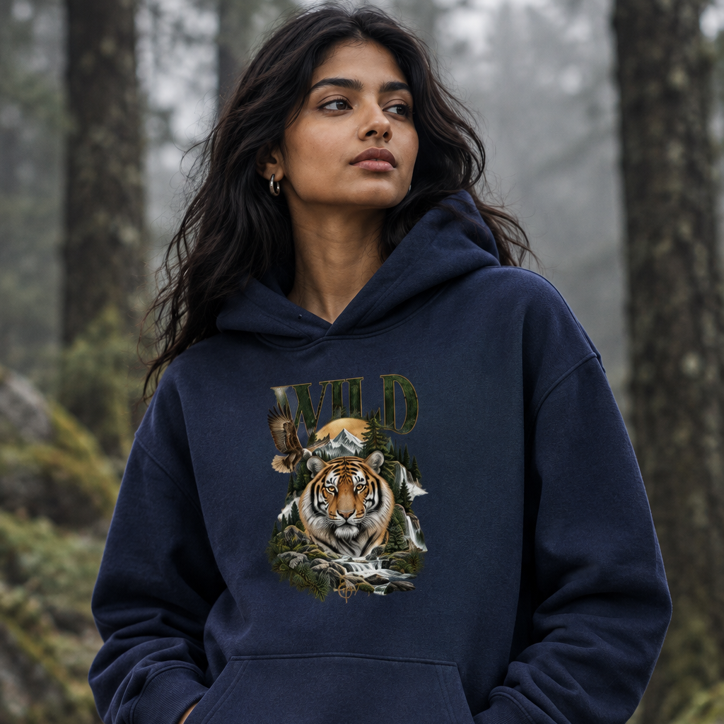Wild Graphic Hoodie | 260 GSM Premium Unisex Pullover