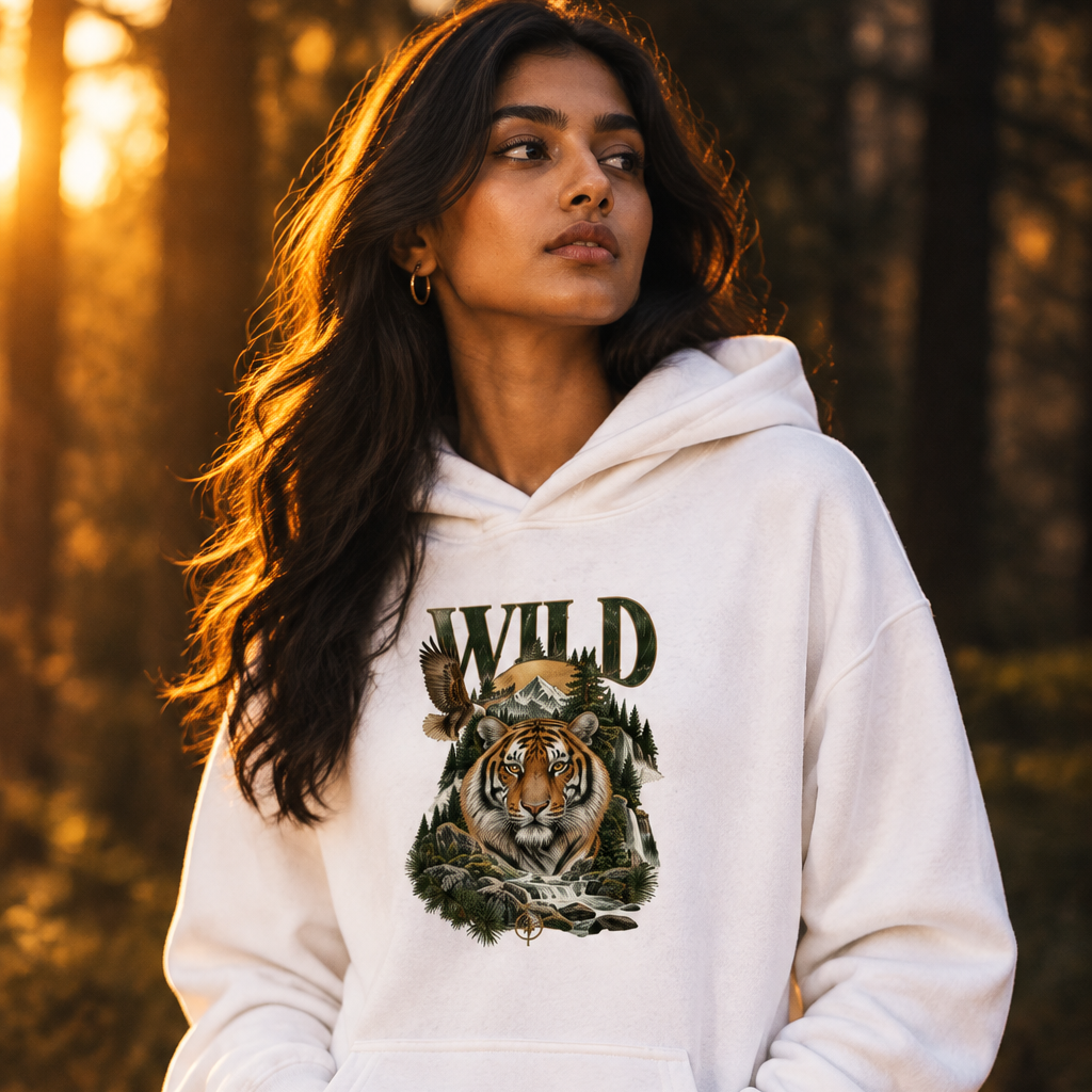 Wild Graphic Hoodie | 260 GSM Premium Unisex Pullover