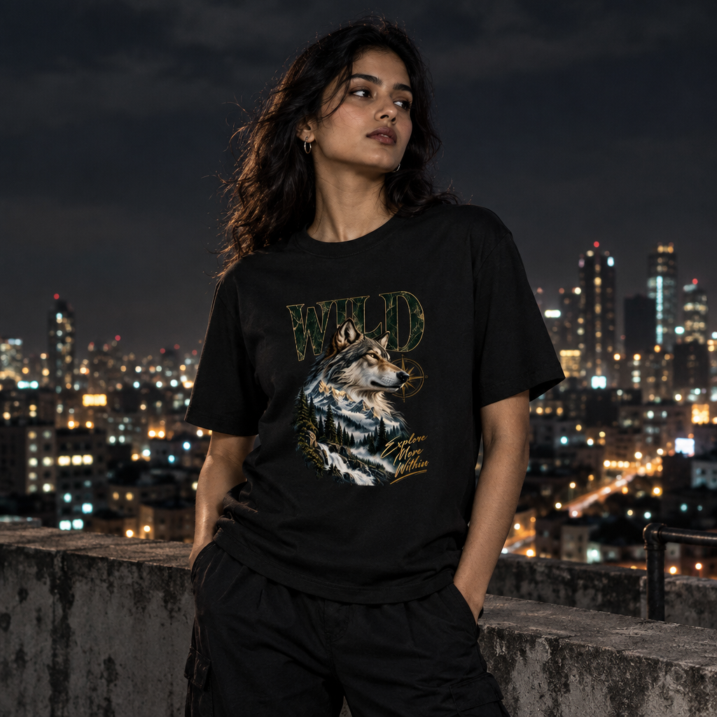 Explore More Graphic T-Shirt | 180 GSM Standard 100% Cotton