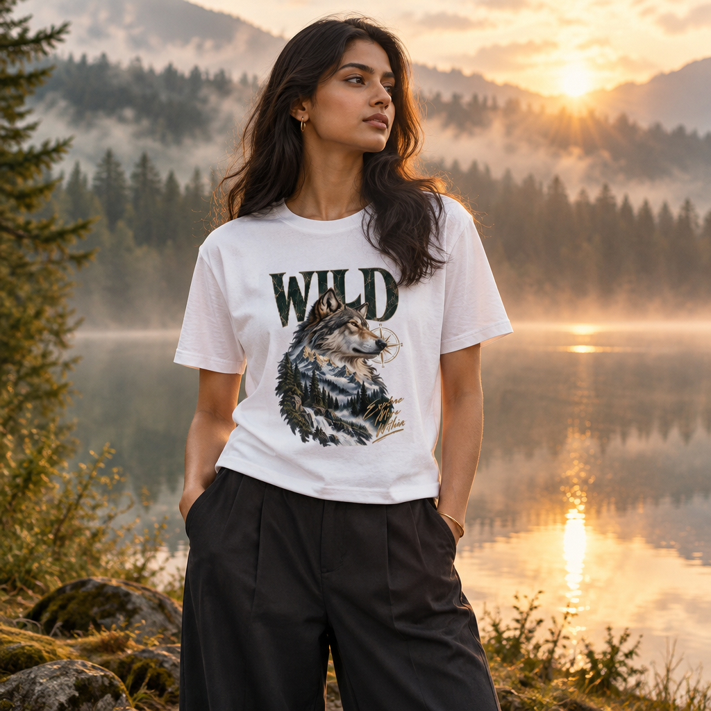 Explore More Graphic T-Shirt | 180 GSM Standard 100% Cotton