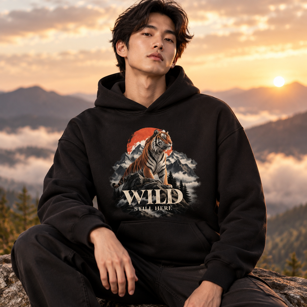 Wild Still Here Graphic Hoodie | 260 GSM Unisex Premium Pullover