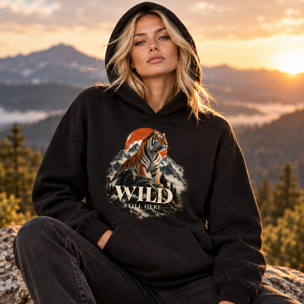 Wild Still Here Graphic Hoodie | 260 GSM Unisex Premium Pullover