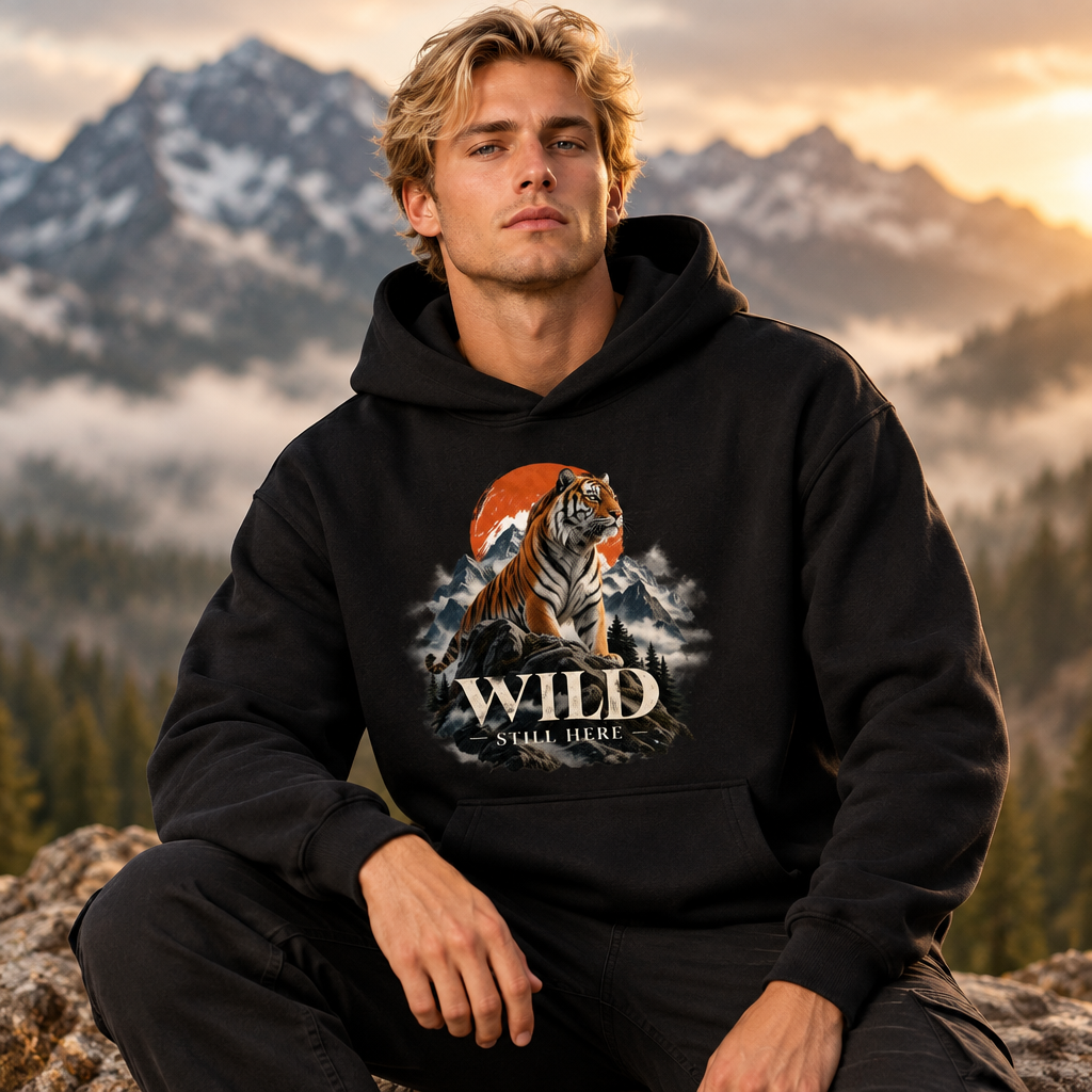 Wild Still Here Graphic Hoodie | 260 GSM Unisex Premium Pullover