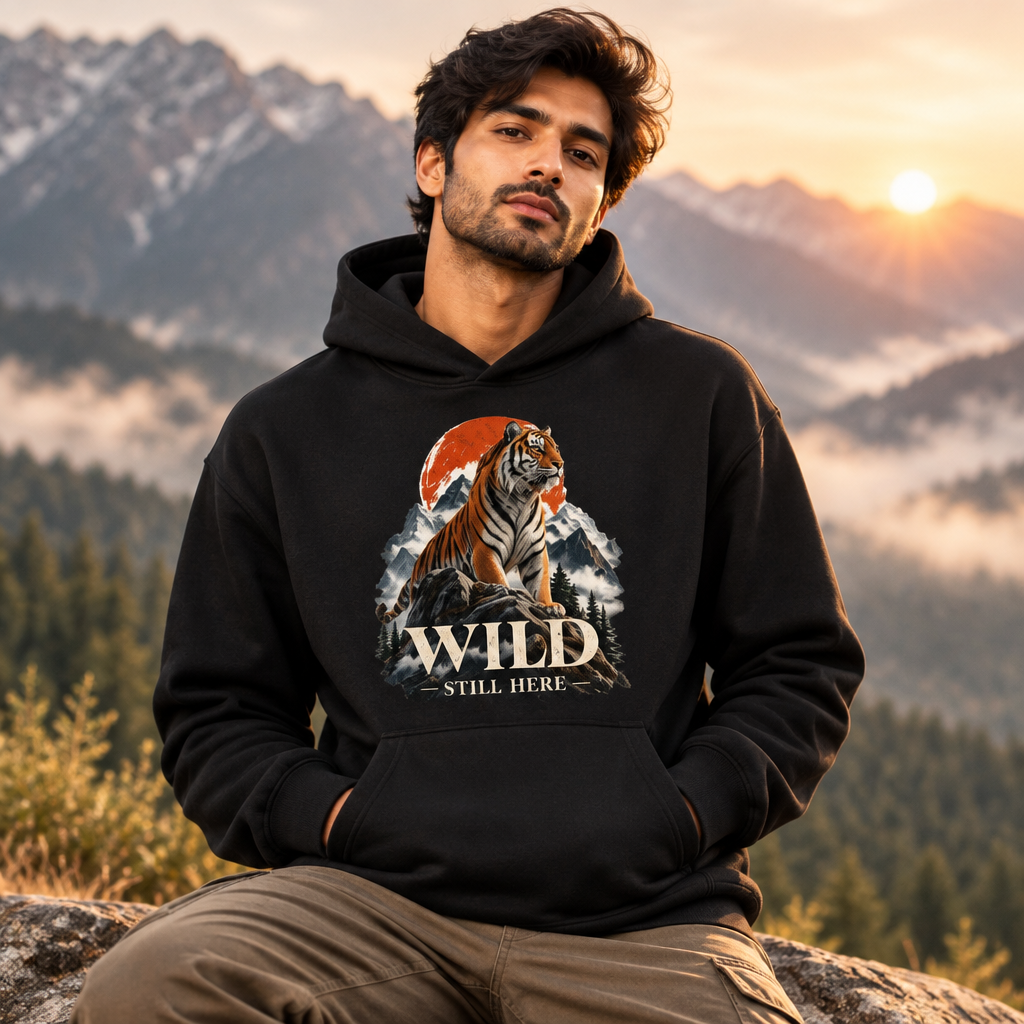 Wild Still Here Graphic Hoodie | 260 GSM Unisex Premium Pullover