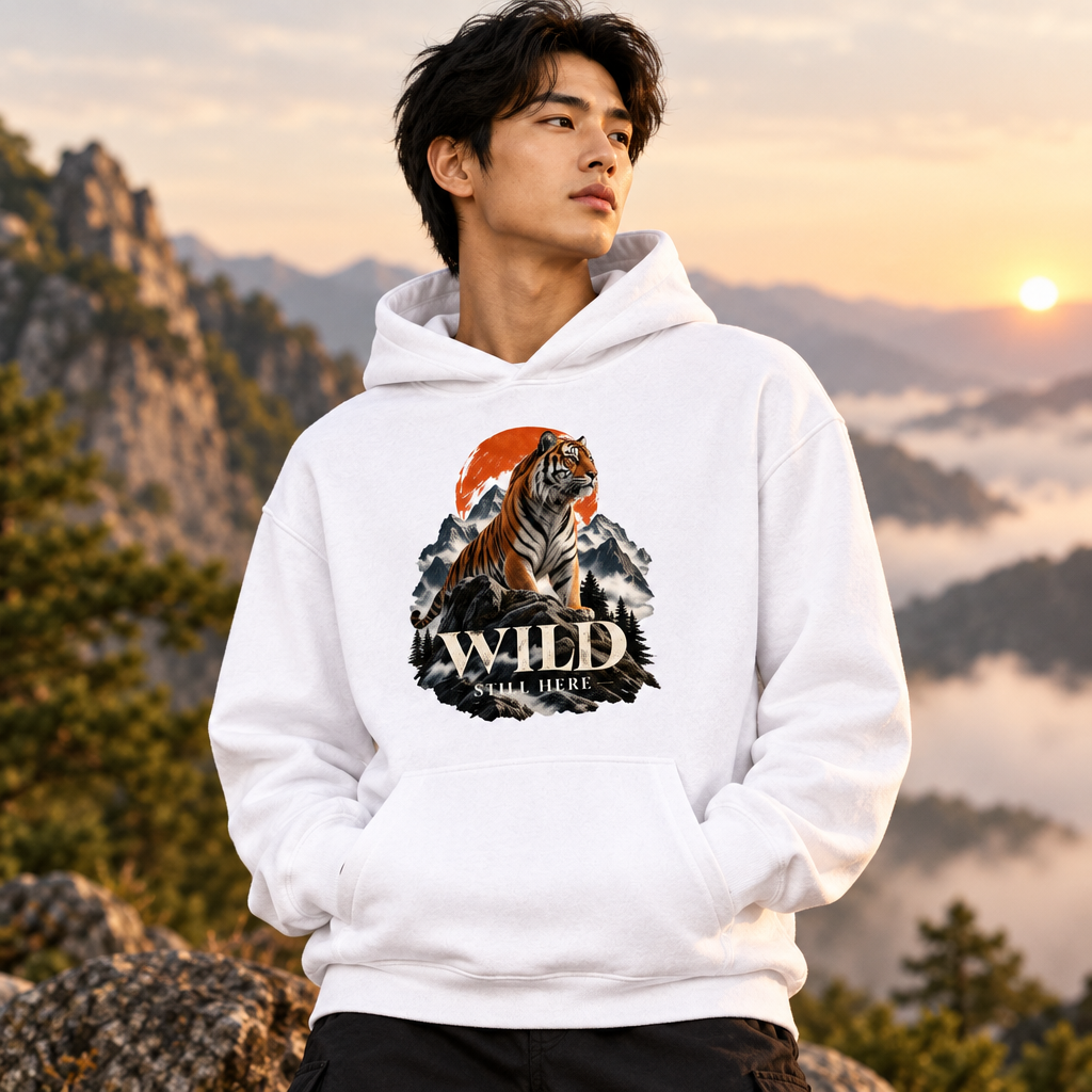 Wild Still Here Graphic Hoodie | 260 GSM Unisex Premium Pullover