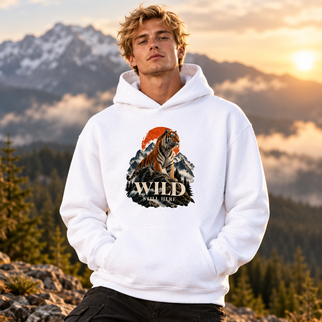 Wild Still Here Graphic Hoodie | 260 GSM Unisex Premium Pullover