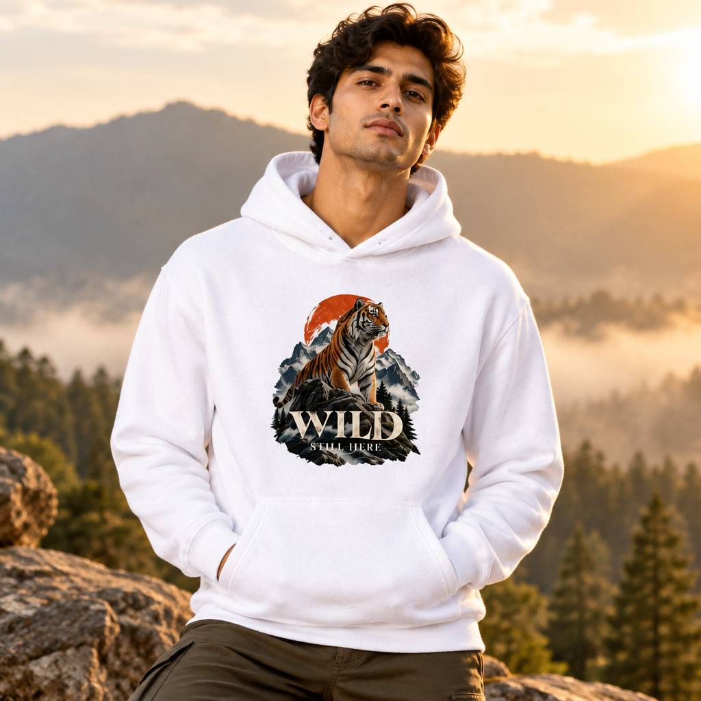 Wild Still Here Graphic Hoodie | 260 GSM Unisex Premium Pullover